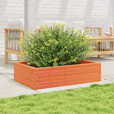 Vidaxx plantekasse 90x60x23 cm massiv fyrretræ, vask brun