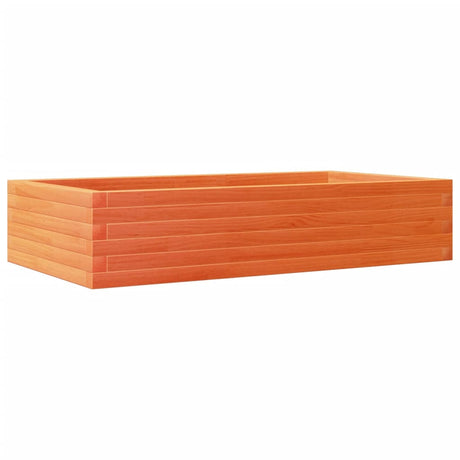 Vidaxx plantekasse 110x60x23 cm massiv fyrretræ, vask brun