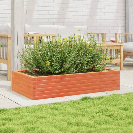 Vidaxx plantekasse 110x60x23 cm massiv fyrretræ, vask brun
