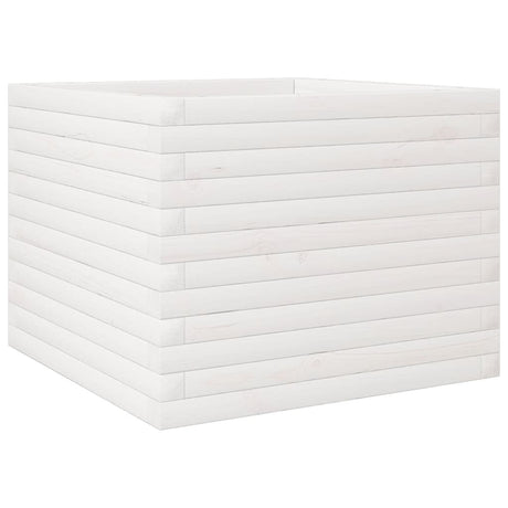 Vidaxx plantekasse 60x60x45,5 cm massiv fyrretræ hvid