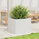 Vidaxx plantekasse 60x60x45,5 cm massiv fyrretræ hvid