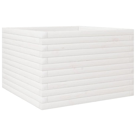 Vidaxx plantekasse 70x70x45,5 cm massiv fyrretræ hvid