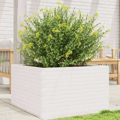 Vidaxx plantekasse 80x80x45,5 cm massiv fyrretræ hvid