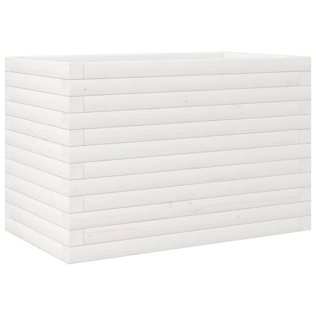 Vidaxx plantekasse 70x40x45,5 cm massiv fyrretræ hvid
