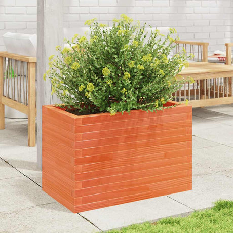Vidaxx plantekasse 70x40x45,5 cm massiv fyrretræ, vask brun