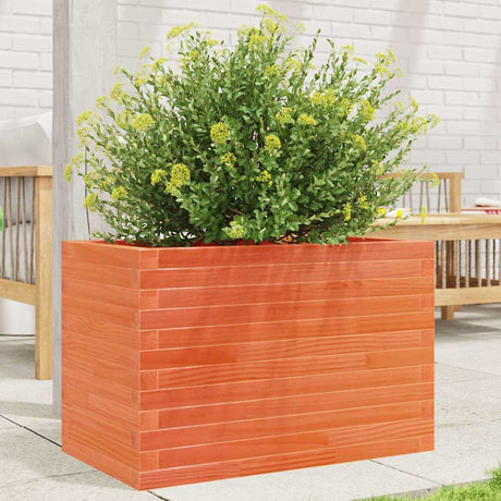 Vidaxx plantekasse 70x40x45,5 cm massiv fyrretræ, vask brun
