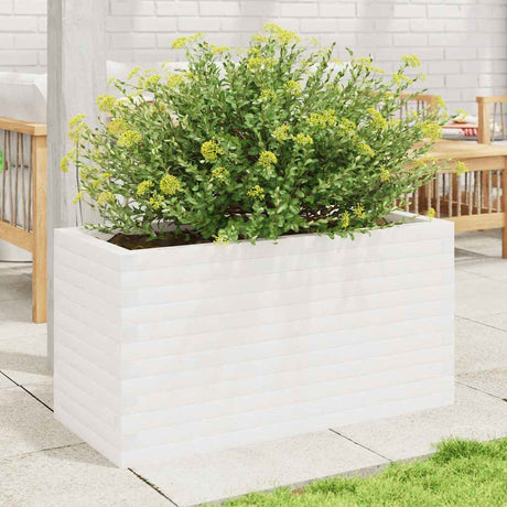 Vidaxx plantekasse 90x40x45,5 cm massiv fyrretræ hvid