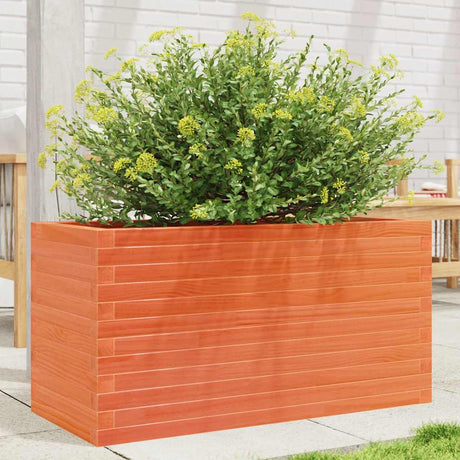 Vidaxx plantekasse 90x40x45,5 cm massiv fyrretræ, vask brun