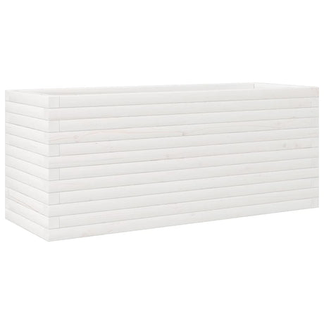 Vidaxx plantekasse 110x40x45,5 cm massiv fyrretræ hvid