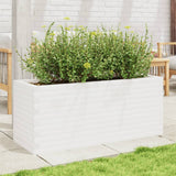 Vidaxx plantekasse 110x40x45,5 cm massiv fyrretræ hvid