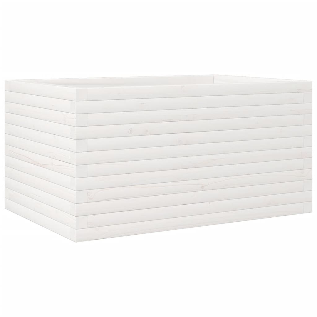 Vidaxx plantekasse 90x60x45,5 cm massiv fyrretræ hvid