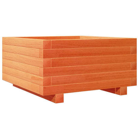 Vidaxx plantekasse 50x50x26,5 cm massiv fyrretræ, vask brun