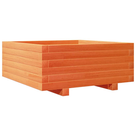 Vidaxx plantekasse 60x60x26,5 cm massiv fyrretræ, vask brun
