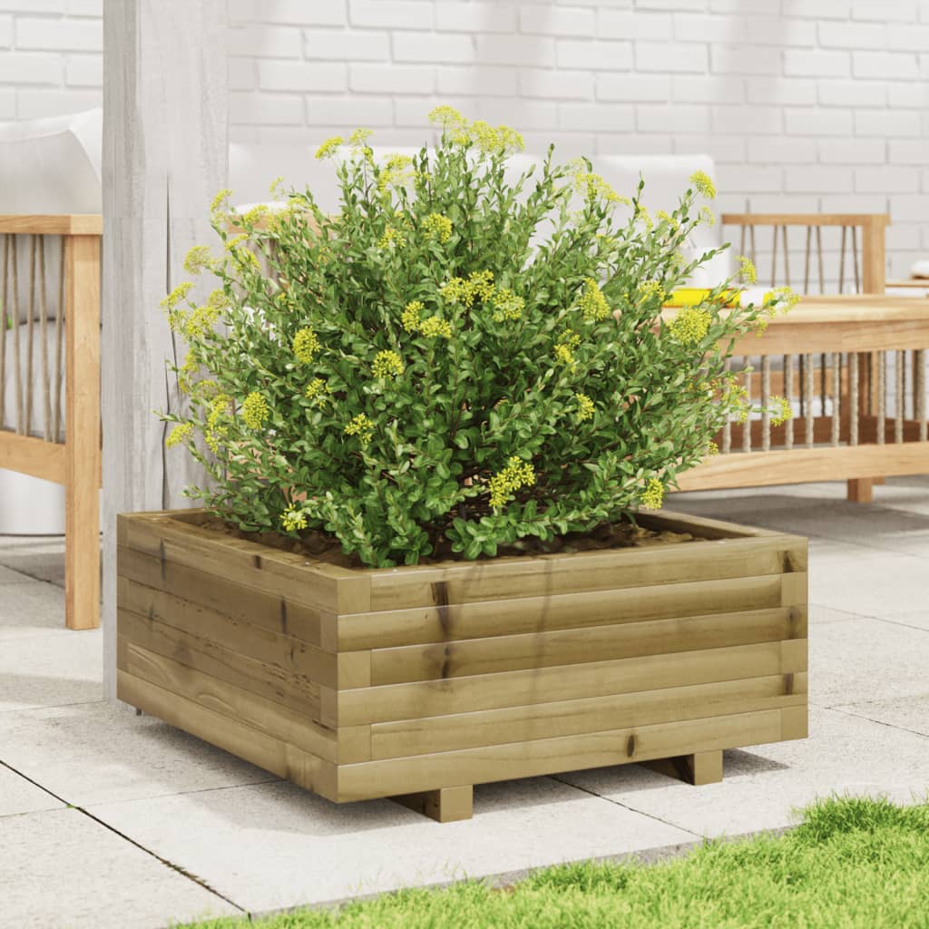 Vidaxx plantekasse 60x60x26,5 cm imprægneret fyrretræ