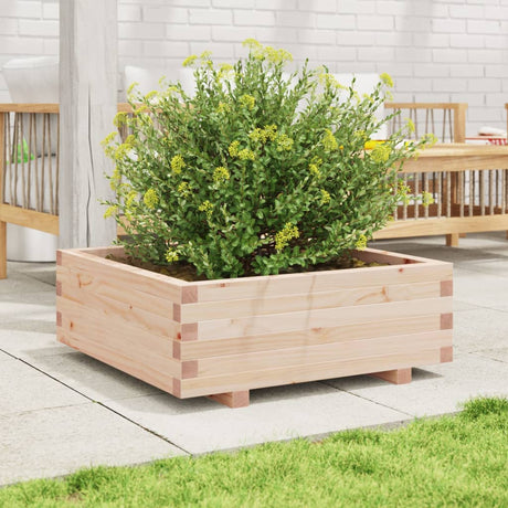 Vidaxx plantekasse 70x70x26,5 cm massivt fyrretræ