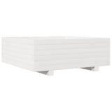 Vidaxx plantekasse 70x70x26,5 cm massiv fyrretræ hvid
