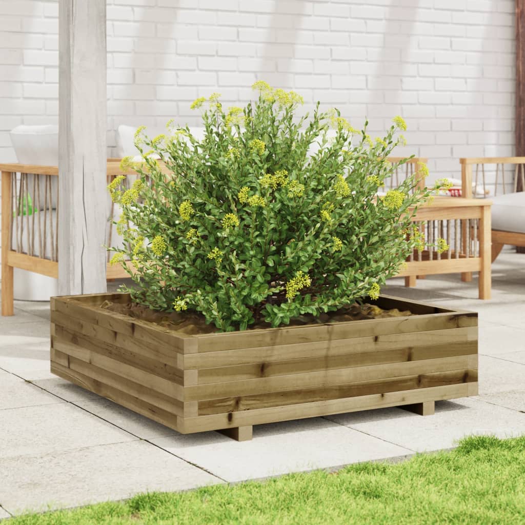 Vidaxx plantekasse 90x90x26,5 cm imprægneret fyrretræ