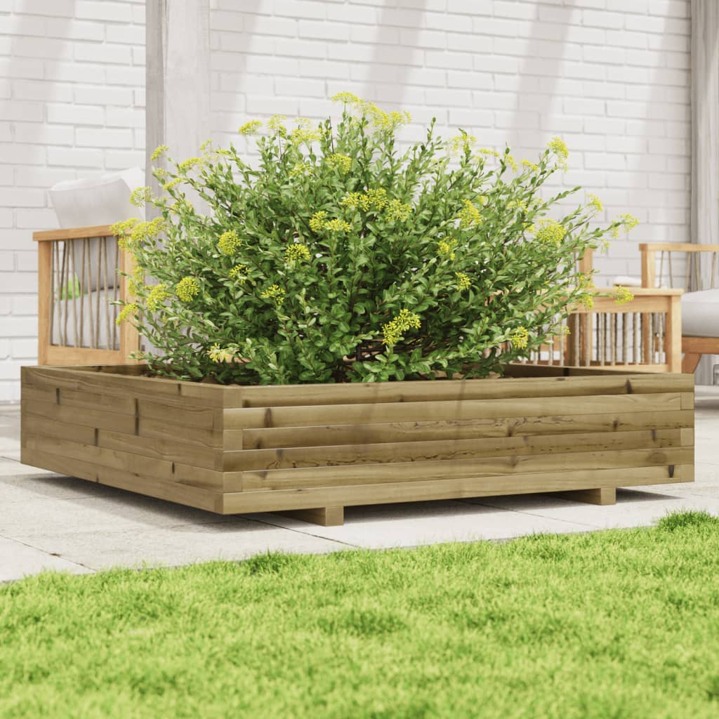 Vidaxx plantekasse 110x110x26,5 cm imprægneret fyrretræ