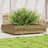 Vidaxx plantekasse 110x110x26,5 cm imprægneret fyrretræ