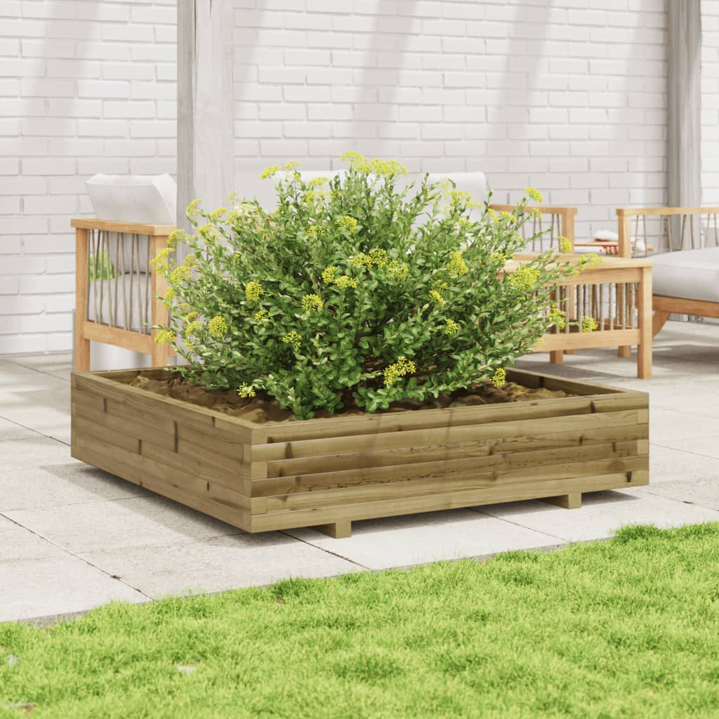 Vidaxx plantekasse 110x110x26,5 cm imprægneret fyrretræ