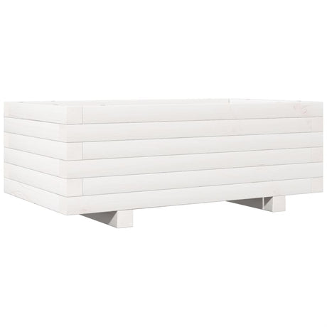 Vidaxx plantekasse 70x40x26,5 cm massiv fyrretræ hvid