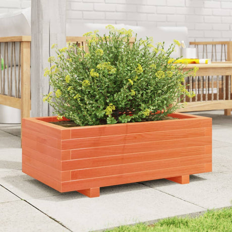 Vidaxx plantekasse 70x40x26,5 cm massiv fyrretræ, vask brun