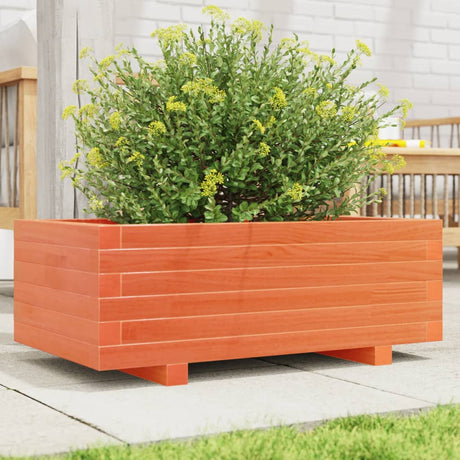 Vidaxx plantekasse 70x40x26,5 cm massiv fyrretræ, vask brun