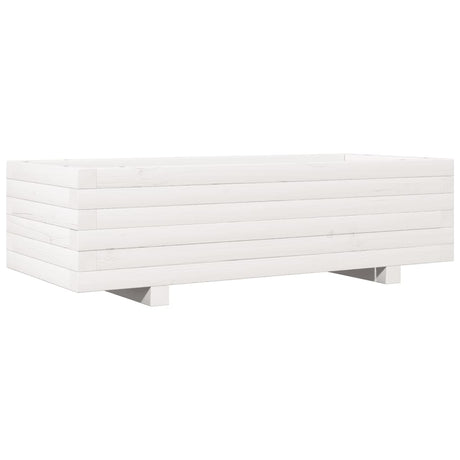 Vidaxx plantekasse 90x40x26,5 cm massiv fyrretræ hvid