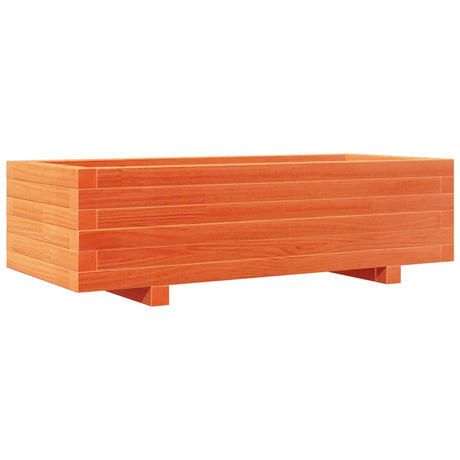 Vidaxx plantekasse 90x40x26,5 cm massiv fyrretræ, vask brun