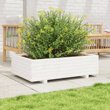 Vidaxx plantekasse 90x60x26,5 cm massiv fyrretræ hvid