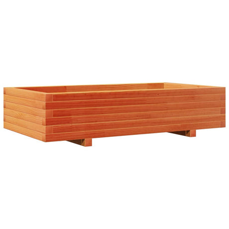 Vidaxx plantekasse 110x60x26,5 cm massiv fyrretræ, vask brun