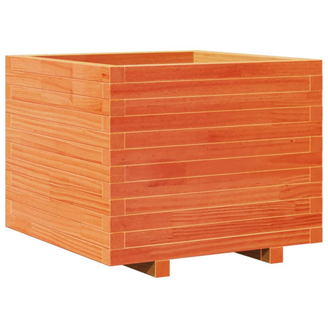 Vidaxx plantekasse 60x60x49,5 cm massiv fyrretræ, vask brun