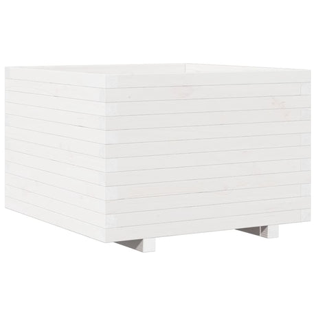 Vidaxx plantekasse 70x70x49,5 cm massiv fyrretræ hvid