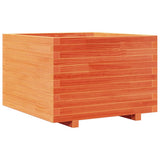 Vidaxx plantekasse 70x70x49,5 cm massiv fyrretræ, vask brun