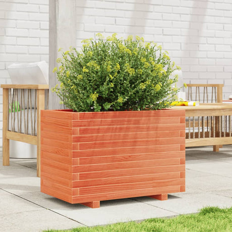 Vidaxx plantekasse 70x40x49,5 cm massiv fyrretræ, vask brun