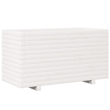 Vidaxx plantekasse 90x40x49,5 cm massiv fyrretræ hvid