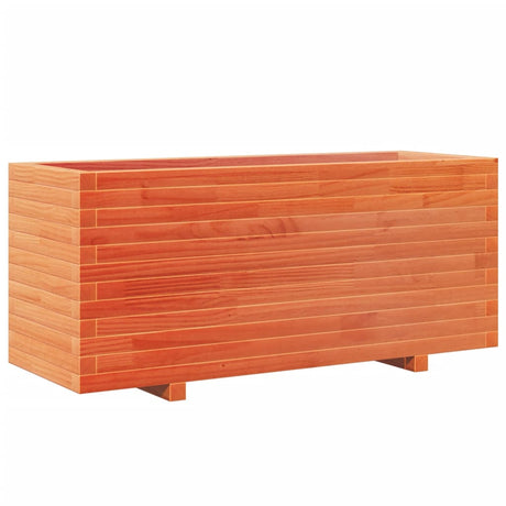 Vidaxx plantekasse 110x40x49,5 cm massiv fyrretræ, vask brun