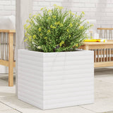 Vidaxx plantekasse 50x50x46 cm massiv fyrretræ hvid