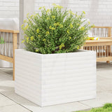 Vidaxx plantekasse 60x60x46 cm massiv fyrretræ hvid