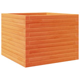 Vidaxx plantekasse 60x60x46 cm massiv fyrretræ, vask brun