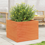 Vidaxx plantekasse 60x60x46 cm massiv fyrretræ, vask brun
