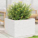 Vidaxx plantekasse 70x70x46 cm massiv fyrretræ hvid