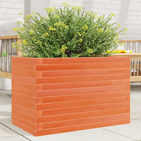 Vidaxx plantekasse 70x40x46 cm massiv fyrretræ, vask brun