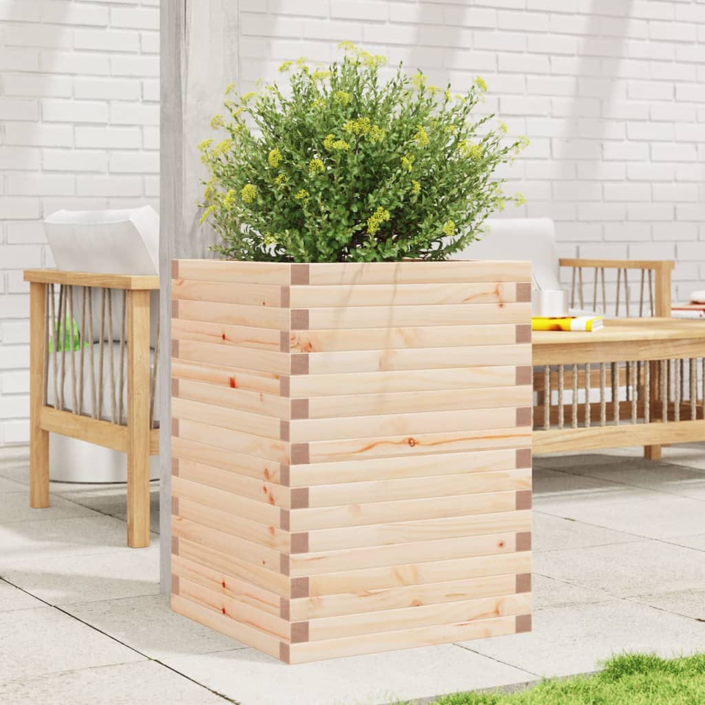 Vidaxx plantekasse 50x50x68,5 cm massivt fyrretræ