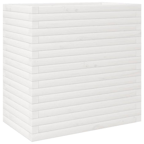 Vidaxx plantekasse 70x40x68,5 cm massiv fyrretræ hvid