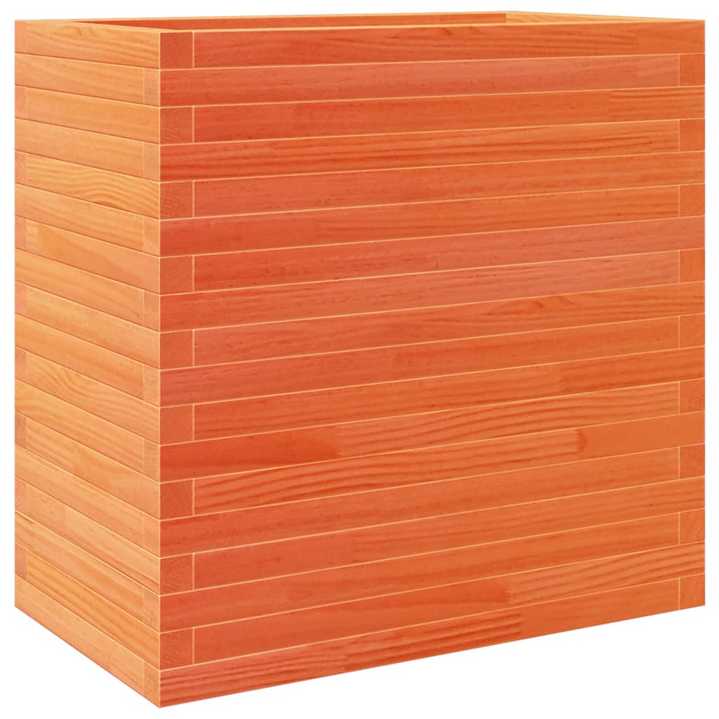 Vidaxx plantekasse 70x40x68,5 cm massiv fyrretræ, vask brun