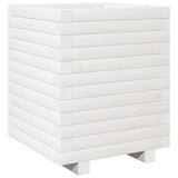 Vidaxx plantekasse 40x40x49,5 cm massiv fyrretræ hvid