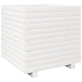 Vidaxx plantekasse 50x50x49,5 cm massiv fyrretræ hvid