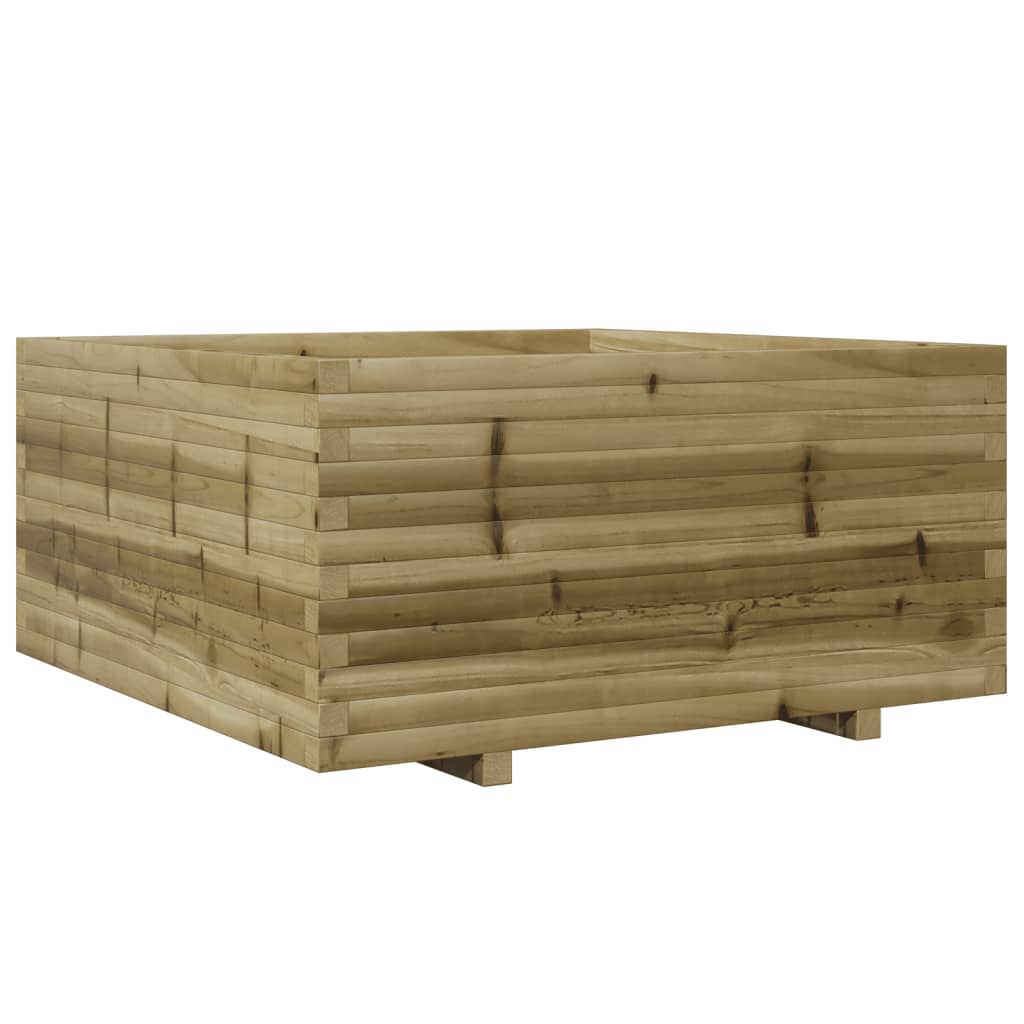 VidaXL Plantekasse 100x100x49,5 cm imprægneret fyrretræ
