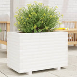 Vidaxx plantekasse 70x40x49,5 cm massiv fyrretræ hvid